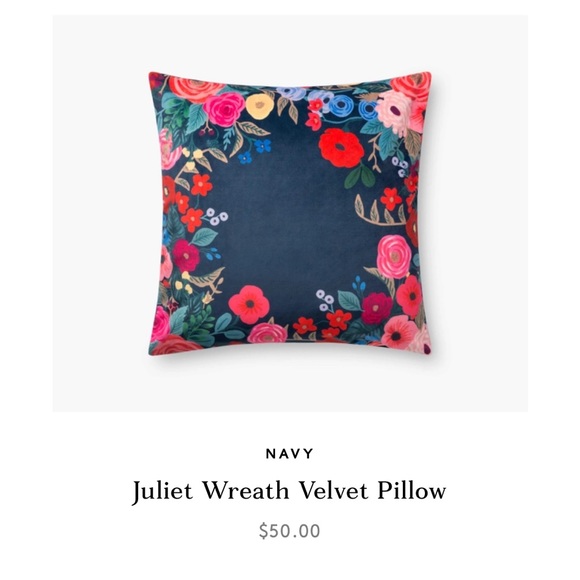 Rifle Paper Co. Other Rifle Paper Co X Loloi Juliet Wreath Velvet
